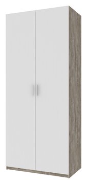 Распашной шкаф для одежды Кен Doros цвет Клондайк / Белый 2 двери ДСП 90х52х210 (80397637) — Morfey.ua