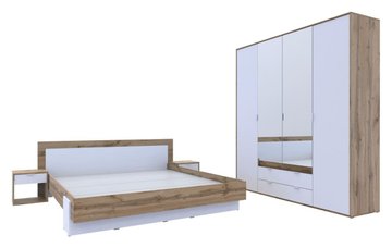 Спальня Doros Hugo 4 Тахо / Білий ДСП (42002114) — Morfey.ua