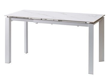 Bright White Marble стол керамический 102-142 см — Morfey.ua