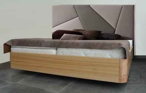 Двуспальная кровать Oland/Оланд IDDI 160x200 см Дуб — Morfey.ua