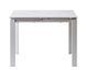 Bright White Marble керамічний стіл 102-142 см