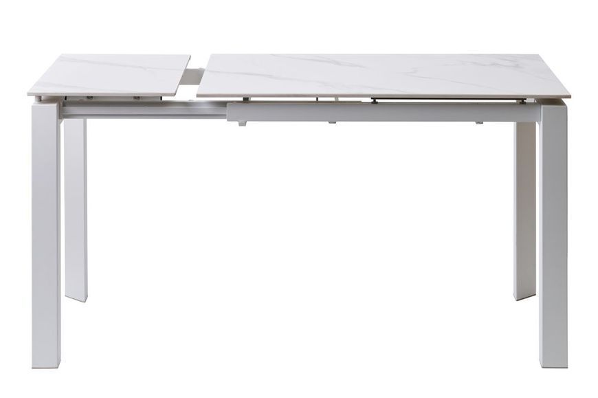 Bright White Marble керамічний стіл 102-142 см &mdash; Morfey.ua