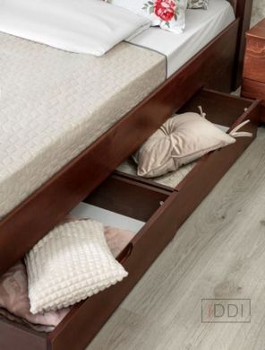 Полуторная кровать Олимп Челси с ящиками 120x190 см Орех — Morfey.ua