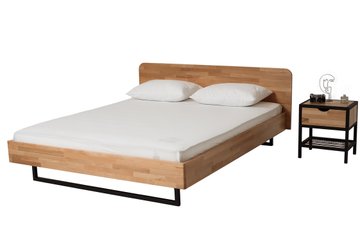 Полуторная кровать Марго Camelia Бук щит 120x200 см — Morfey.ua
