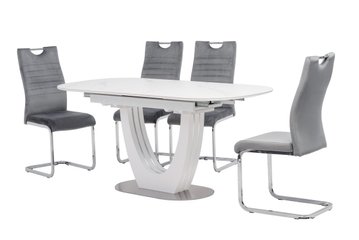 Керамический стол TML-866 белый мрамор — Morfey.ua