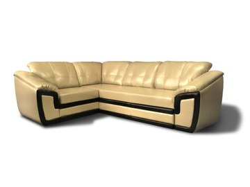 Кутовий диван Прем'єр 5 подушок Лефорт (Lefort) 130x200 см Тканина 1-ї категорії — Morfey.ua