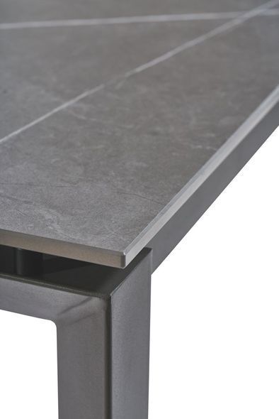 Bright Grey Marble стол керамический 102-142 см &mdash; Morfey.ua