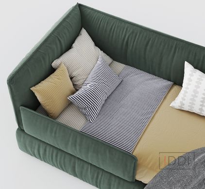Односпальне ліжко Woodsoft Asti (Асті) без ніші 80x190 см з бортиком — Morfey.ua