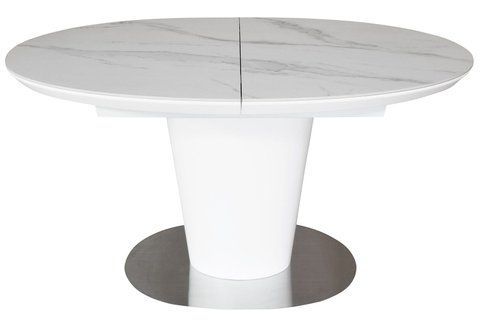 Oval Matt Staturario стол раскладной керамика 120-150 см &mdash; Morfey.ua