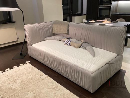 Однаспальная кровать Woodsoft Asti (Асти) без ниши 80x190 см с бортиком — Morfey.ua