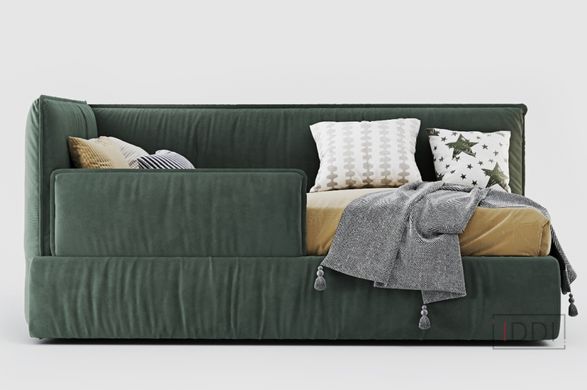 Односпальне ліжко Woodsoft Asti (Асті) без ніші 80x190 см з бортиком — Morfey.ua