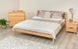 Односпальная кровать Лика без изножья с мягкой спинкой Олимп 80x190 см Орех