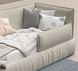 Однаспальная кровать Woodsoft Asti (Асти) без ниши 80x190 см с бортиком