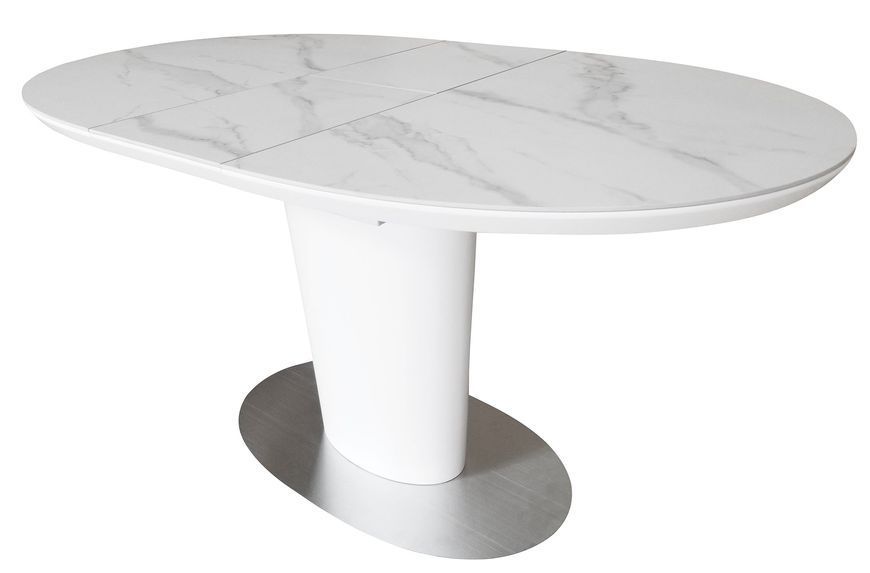 Oval Matt Staturario стол раскладной керамика 120-150 см &mdash; Morfey.ua