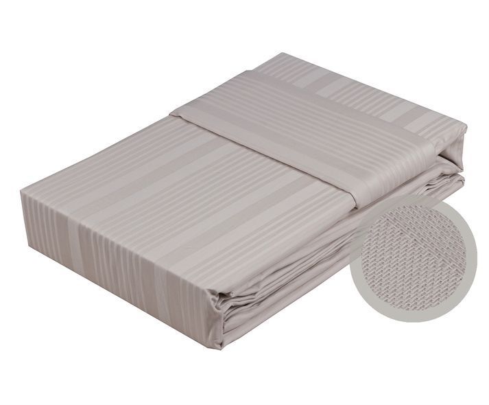 КПБ HOBBY Exclusive Sateen Diamond Stripe капучіно 200*220/2*50*70+2*70*70 &mdash; Morfey.ua