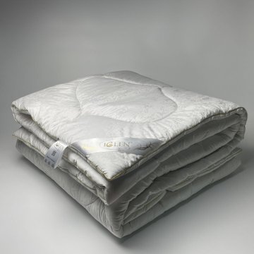 Одеяло из овечьей шерсти в жаккардовом дамаске 110х140 см — Morfey.ua