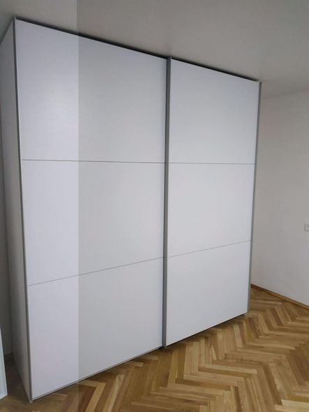 Шкаф купе Doros G-сaiser Белый 2 ДСП / 3 части 220х60х240 (42003007) &mdash; Morfey.ua