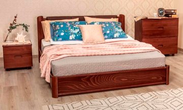 Полуторне ліжко Софія Преміум Олімп 120x190 см Горіх — Morfey.ua