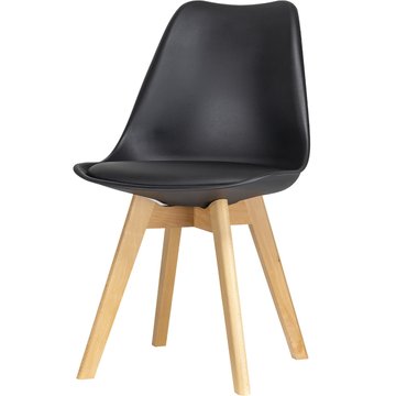 Комплект стульев Doros Бин Черный 49х43х84 (42005076) — Morfey.ua
