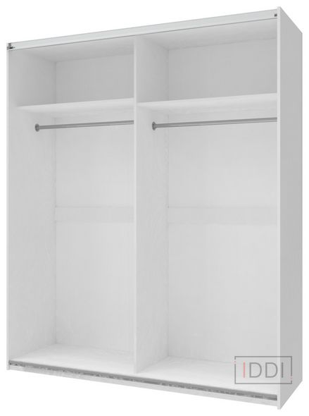 Распашной шкаф для одежды Doros Гелар Графит 3 ДСП 116,2х49,5х203,4 (80737074) — Morfey.ua
