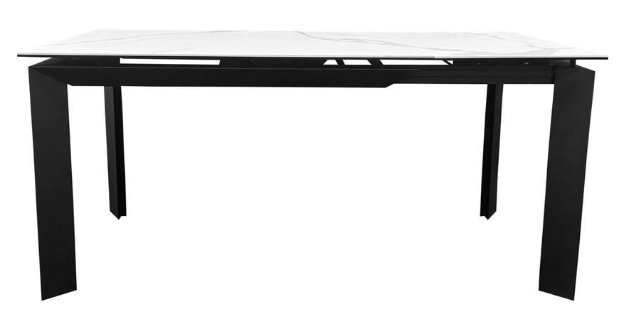 Vermont Staturario/black стол керамический 120-170 см &mdash; Morfey.ua