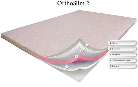 Топпер Dz-Mattress OrthoSlim-2 80x190 см &mdash; Morfey.ua