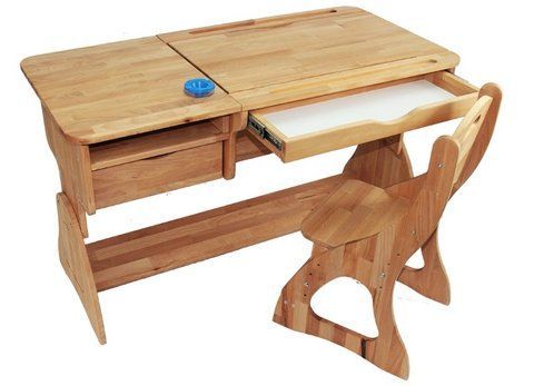 Парта Растишка с ящиками и стулом P790 Mobler &mdash; Morfey.ua
