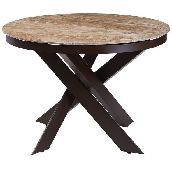 Moon Brown Marble стіл розкладний кераміка 110-140 см &mdash; Morfey.ua