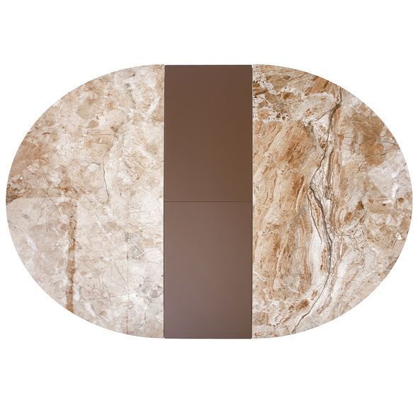 Moon Brown Marble стіл розкладний кераміка 110-140 см &mdash; Morfey.ua