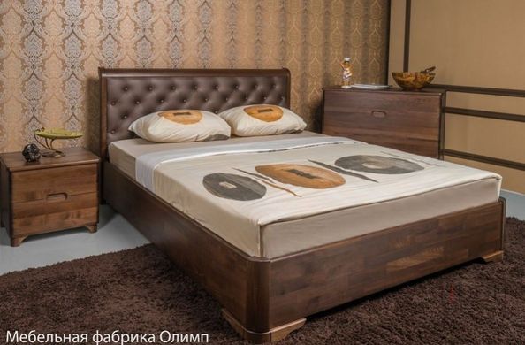 Полуторне ліжко Мілена Преміум Олімп 120x190 см Горіх — Morfey.ua