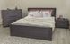 Полуторне ліжко Оксфорд з фільонкою і підйомної рамою Олімп 120x190 см Горіх