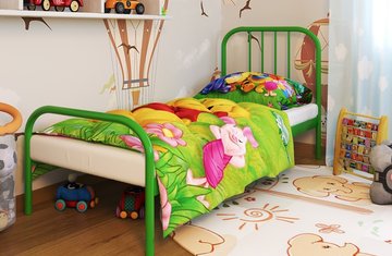 Дитяче ліжко Метакам Бамбо (Bambo) 60x140 см Білий — Morfey.ua