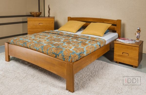 Полуторне ліжко Мілана Люкс Олімп 140x200 см Горіх — Morfey.ua