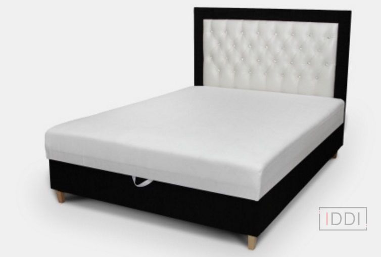 Двуспальная кровать Creale Кора со стразами Ткань 4-й категории — Morfey.ua