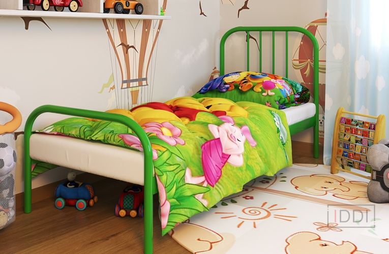 Дитяче ліжко Метакам Бамбо (Bambo) 60x140 см Білий — Morfey.ua