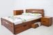 Односпальная кровать Нова с ящиками Олимп 80x190 см Орех
