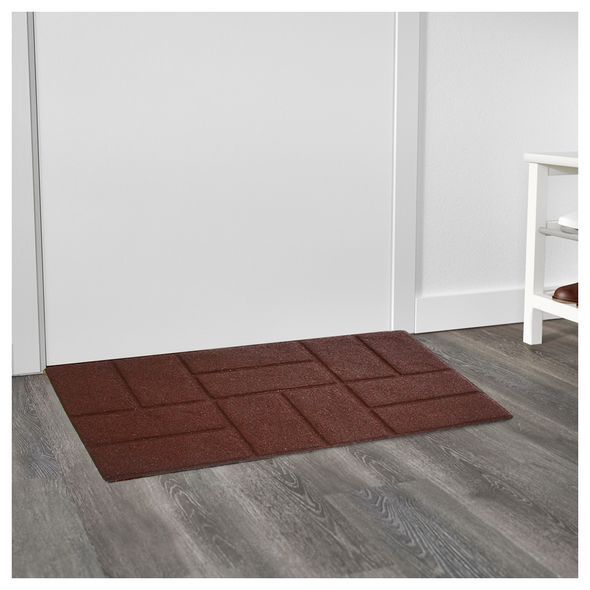 Килимок придверний Torn Brick 50*75 коричневий &mdash; Morfey.ua