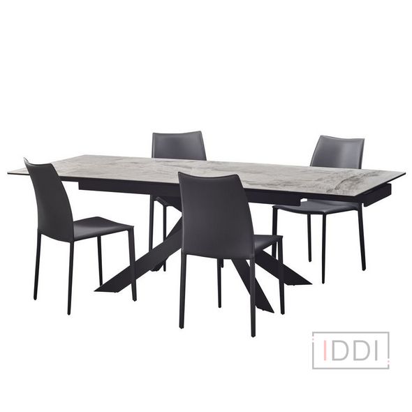 Gracio Light Grey стіл розкладний кераміка 160-240 см — Morfey.ua