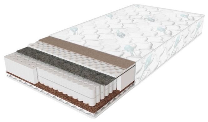Матрац пружинний Sleep&Fly Daily 2в1 SF жаккард 120x200 см &mdash; Morfey.ua
