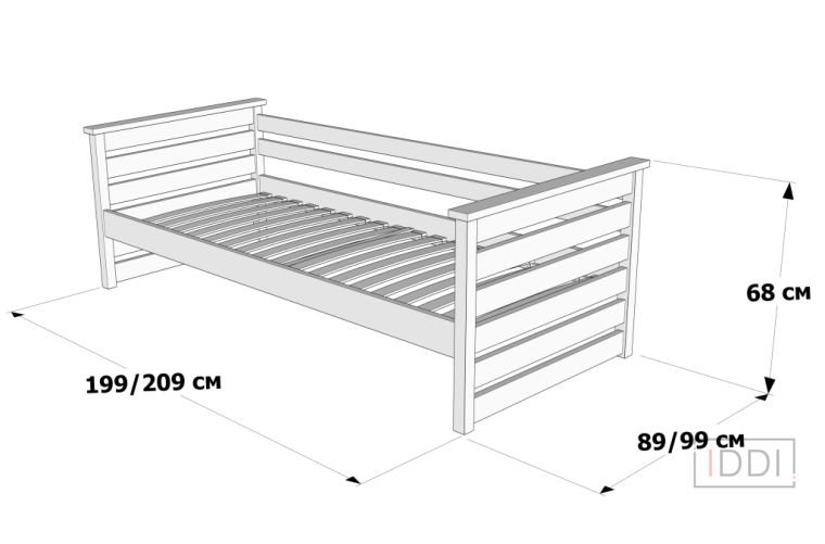 Кровать-диван Телесик Drimka 80x190 см — Morfey.ua
