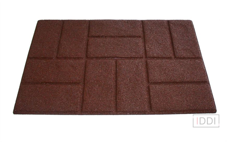 Коврик придверный Torn Brick 50*75 коричневый — Morfey.ua