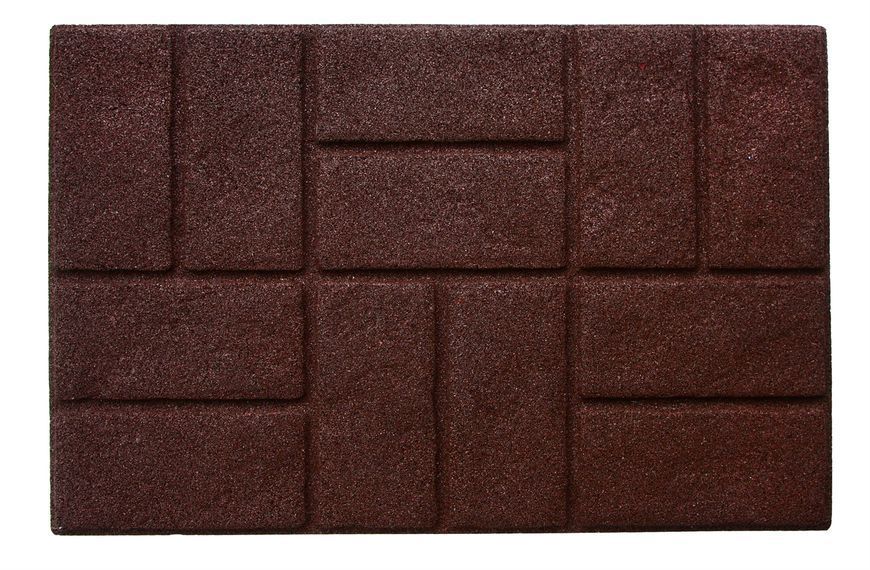 Килимок придверний Torn Brick 50*75 коричневий &mdash; Morfey.ua