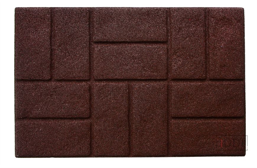 Килимок придверний Torn Brick 50*75 коричневий — Morfey.ua