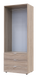 Распашной шкаф для одежды Doros Гелар сонома 2 ДСП 77,5х49,5х203,4 (80737022)