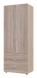 Распашной шкаф для одежды Doros Гелар сонома 2 ДСП 77,5х49,5х203,4 (80737022)