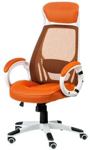 Крісло Briz orange-white Special4You &mdash; Morfey.ua