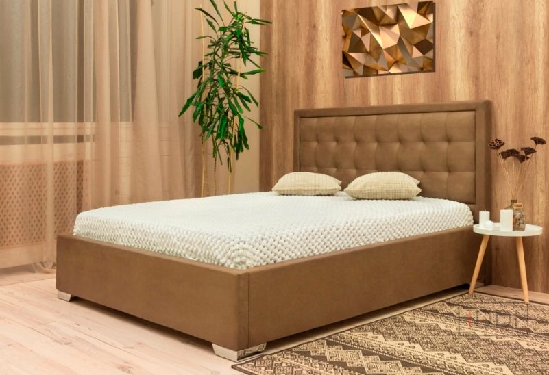 Полуторная кровать Corners Бруклин с подъемным механизмом 140x190 см Без угловых ножек Ткань 1-й категории — Morfey.ua