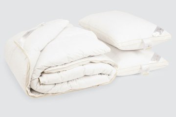 Подарочный комплект Climate-comfort Royal Series белый пух 110х140 см и 50х70 см — Morfey.ua