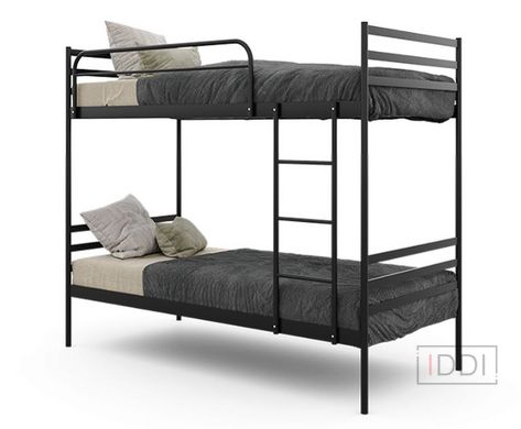 Двухъярусная кровать Метакам Оптима Дуо (Optima Duo) 80x190 см Белый (одна перегородка) — Morfey.ua
