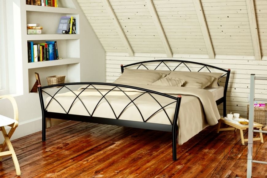 Односпальная кровать Метакам Жасмин-2 (Jasmine-2) 80x190 см Белый — Morfey.ua